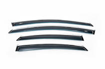 Ford Mondeo 2008–2014 Vetrni deflektorji oken s kromiranim robom SD (4 kosi, HIC) fotografija 2