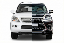 Lexus LX570/450d 2008–2022 Facelift komplet iz modela 2008-2016 na TRD Sport (2021+) fotografija 1