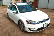 Volkswagen Golf 7/E-Golf 2012–2020 OmsaLine Solid strešne sani (2 kosa, črne) fotografija 8