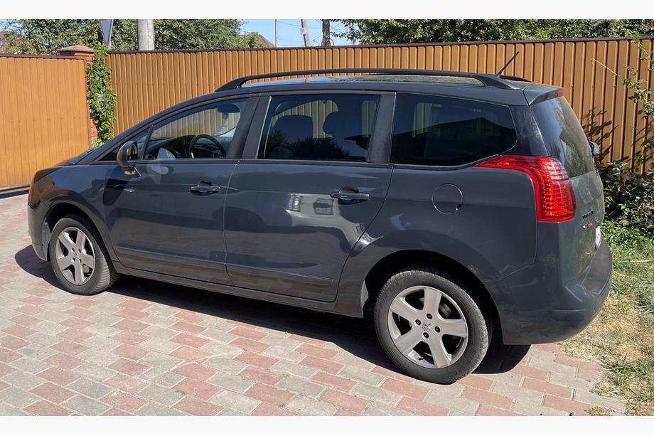 Peugeot 5008 2009–2016 OmsaLine Solid strešne sani (2 kosa, črne) Image