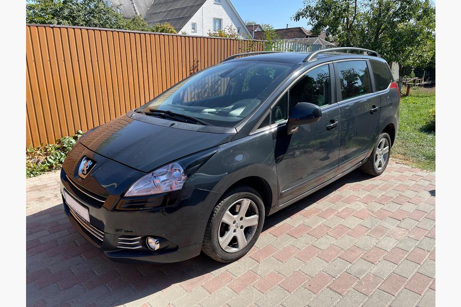 Peugeot 5008 2009–2016 OmsaLine Solid strešne sani (2 kosa, črne) Fotografija 4