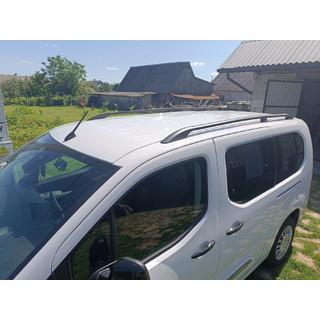OmsaLine Solid strešne sani (2 kosa, črne) Citroen Berlingo/Multispace 2018– fotografija 3