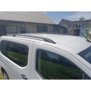OmsaLine Solid strešne sani (2 kosa, črne) Opel Combo 2019– fotografija 1