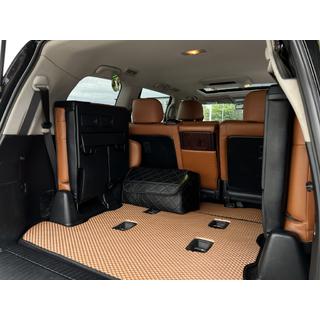 Preproga prtljažnika 2 kos (EVA, 7 sedežev, opečnata) Lexus LX570/450d 2008–2022 fotografija 3