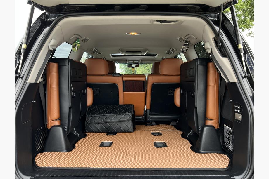 Lexus LX570/450d 2008–2022 Preproga prtljažnika 2 kos (EVA, 7 sedežev, opečnata) Image