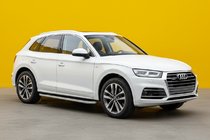 Audi Q5 2017–2025 Stranski pragovi Tayga Grey (2 kosa, aluminij) fotografija 1