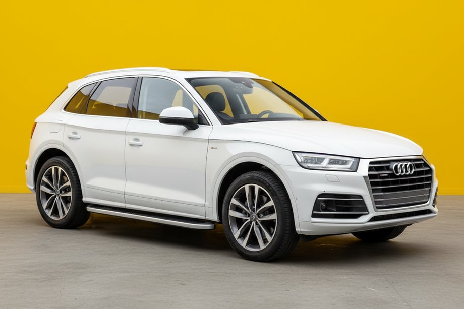 Audi Q5 2017–2025 Stranski pragovi Tayga Grey (2 kosa, aluminij) Image