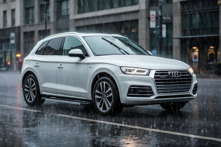 Audi Q5 2017–2025 Stranske stopnice RedLine (2 kos, aluminij) Image