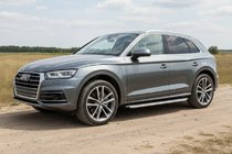 Audi Q5 2017–2025 Bočne stopnice Fullmond (2 kos, aluminij) fotografija 1