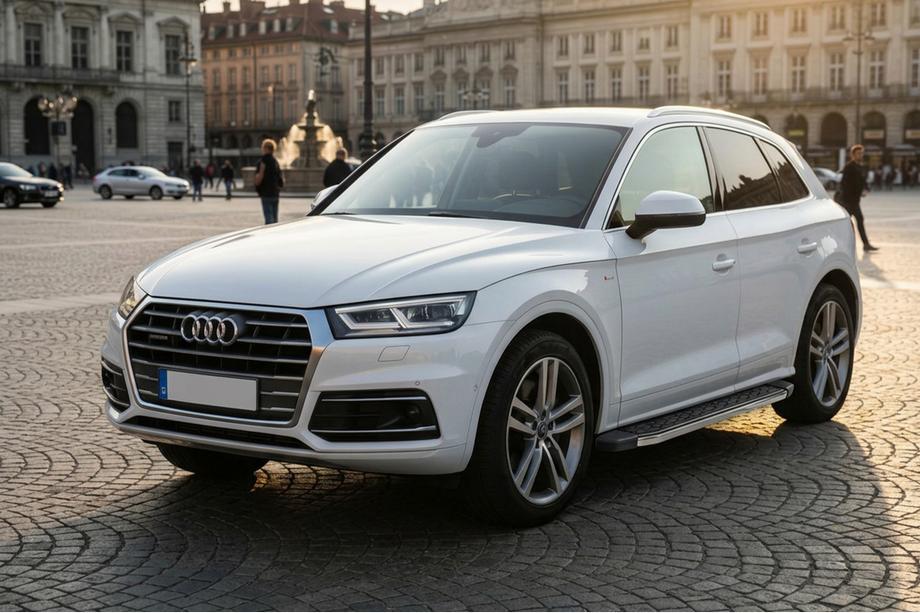 Audi Q5 2017–2025 Stranske stopnice BlackLine (2 kos, aluminij) Image