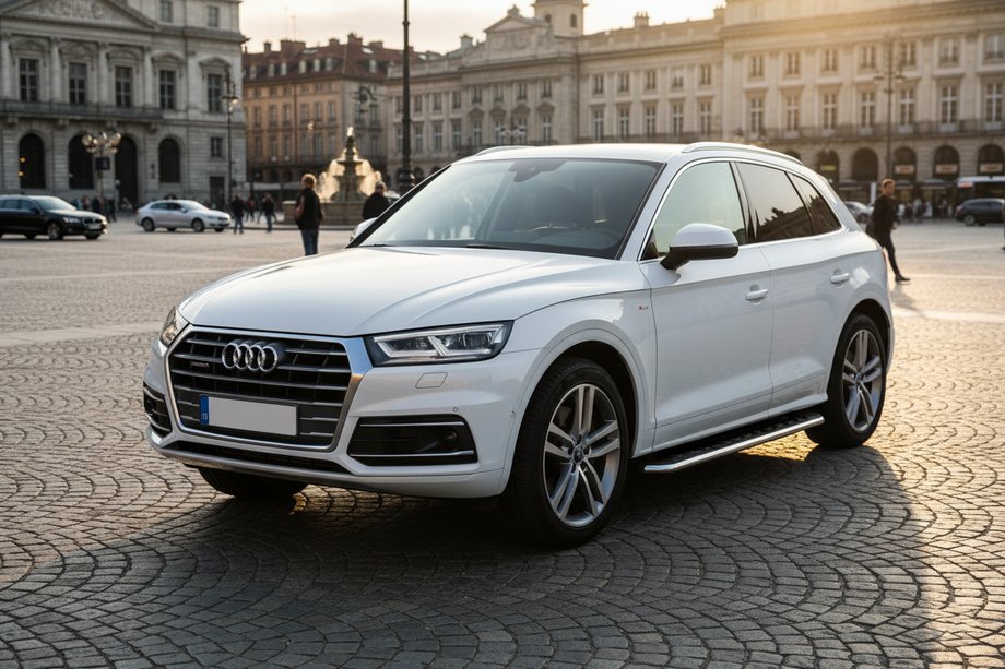 Audi Q5 2017–2025 Stranske stopnice Maydos V1 (2 kosa, aluminij) Image