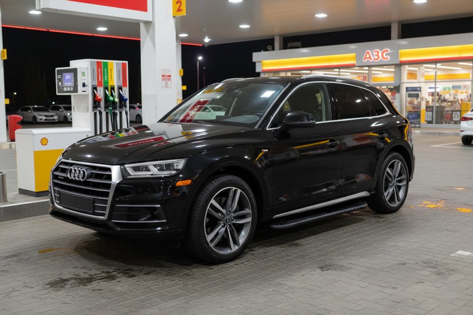 Audi Q5 2017–2025 Bočne stopnice Bosphorus Black (2 kos, aluminij) Image