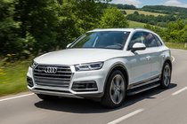 Audi Q5 2017–2025 Bočne stopnice Bosphorus Grey (2 kos, aluminij) fotografija 1