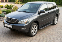 Lexus RX 2003–2009 Bočne stopnice Bosphorus Black (2 kos, aluminij) fotografija 1