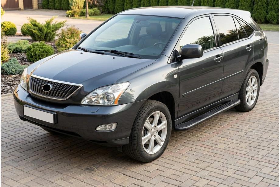 Lexus RX 2003–2009 Bočne stopnice Bosphorus Black (2 kos, aluminij) Image