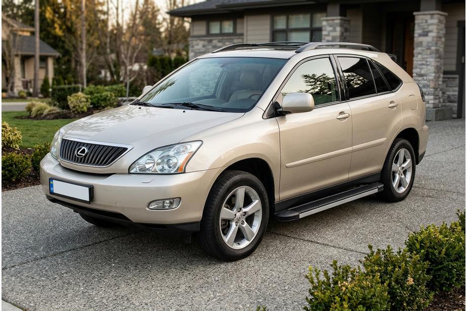 Lexus RX 2003–2009 Stranske stopnice Maya V1 (2 kosa, aluminij) Image