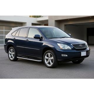 Stranski pragovi Tayga Grey (2 kosa, aluminij) Lexus RX 2003–2009 fotografija 1