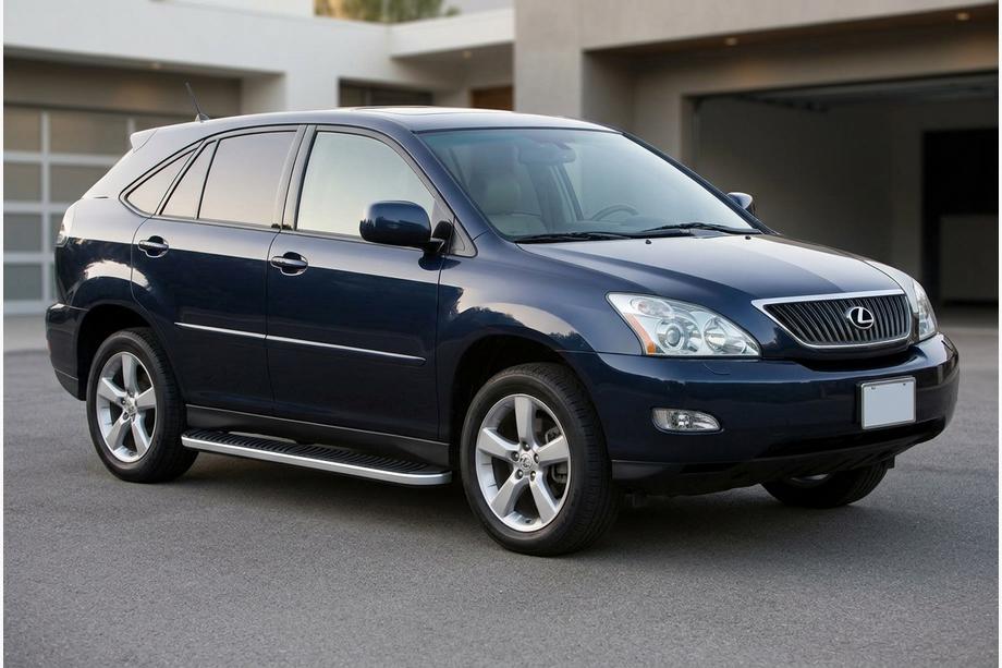 Lexus RX 2003–2009 Stranski pragovi Tayga Grey (2 kosa, aluminij) Image