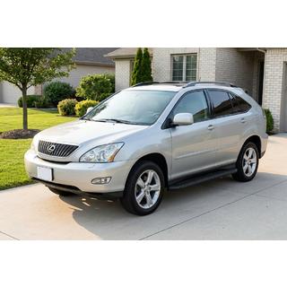 Stranski pragovi Tayga Black (2 kos, aluminij) Lexus RX 2003–2009 fotografija 1