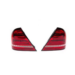 Zadnje LED zavorne luči (2 kosa) Mercedes razred C W203 2000–2007 fotografija 3