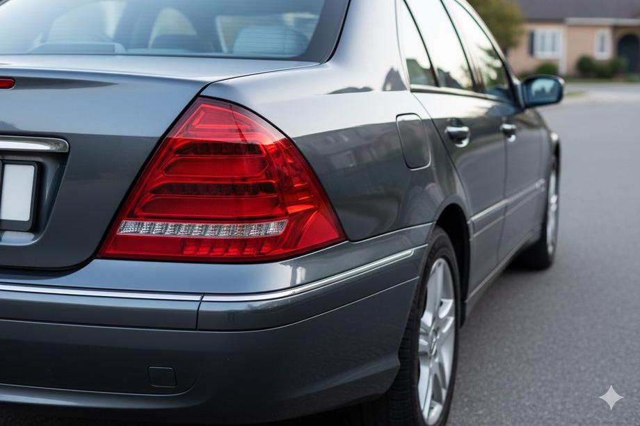 Mercedes razred C W203 2000–2007 Zadnje LED zavorne luči (2 kosa) Fotografija 1