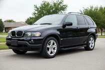 BMW X5 E53 1999–2006 Allmond Black bočne stopnice (2 kos, aluminij) fotografija 1