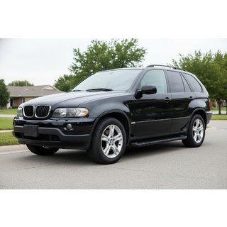 Allmond Black bočne stopnice (2 kos, aluminij) BMW X5 E53 1999–2006 fotografija 1