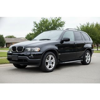 Stranski pragovi Line (2 kosa, aluminij) BMW X5 E53 1999–2006 fotografija 1
