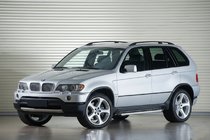 BMW X5 E53 1999–2006 Bočne stopnice Tayga Grey (2 kos, aluminij) fotografija 1