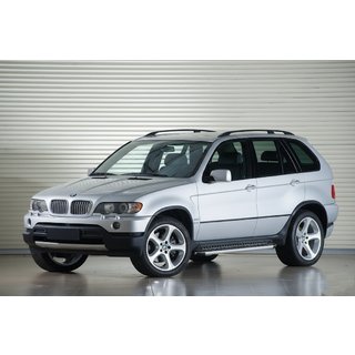 Bočne stopnice Tayga Grey (2 kos, aluminij) BMW X5 E53 1999–2006 fotografija 1