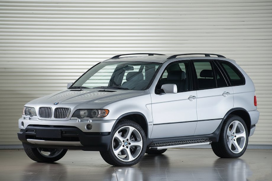 BMW X5 E53 1999–2006 Bočne stopnice Tayga Grey (2 kos, aluminij) Image