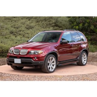 Stranske stopnice Maya Red (2 kosa, aluminij) BMW X5 E53 1999–2006 fotografija 1