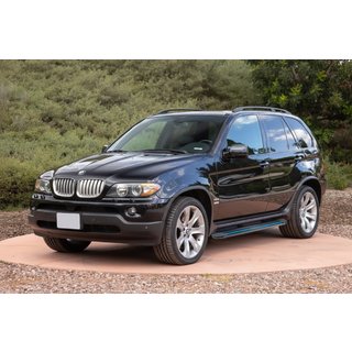 Stranske stopnice Maya Blue (2 kos, aluminij) BMW X5 E53 1999–2006 fotografija 1