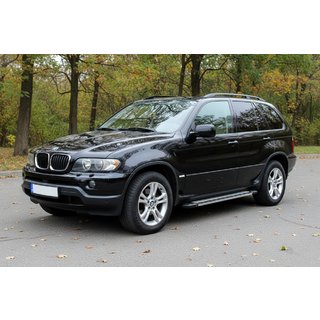 Stranske stopnice Rainbow (2 kos, aluminij) BMW X5 E53 1999–2006 fotografija 1