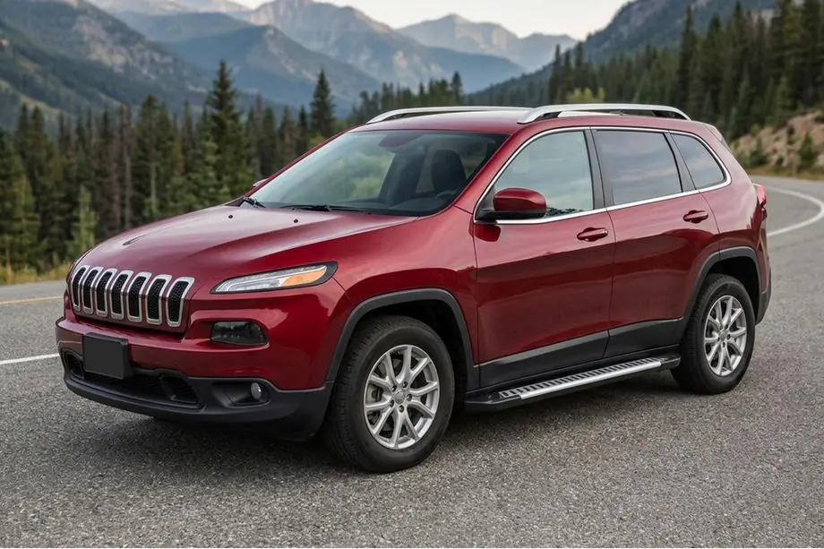 Jeep Cherokee KL 2013– Stranski pragovi Line (2 kos, aluminij) Image