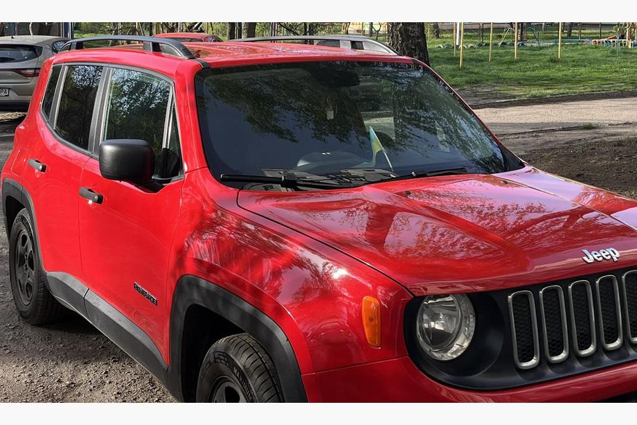 Jeep Renegade 2014– Strešne vzdolžne letve Skyport (mat črna) Image