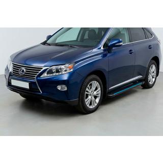 Stranske stopnice Maya Blue (2 kos, aluminij) Lexus RX 2009–2015 fotografija 1