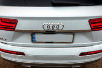 Audi Q7 2015–2026 Zaščitna letev zadnjega odbijača Carmos (nerjavno jeklo) fotografija 4