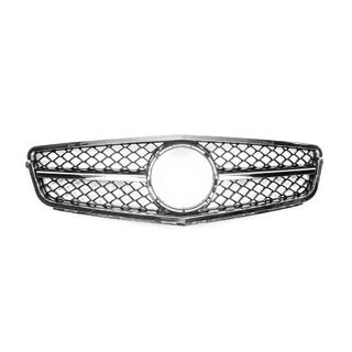 Sprednja maska AMG Silver Mercedes razred C W204 2007–2015 fotografija 2