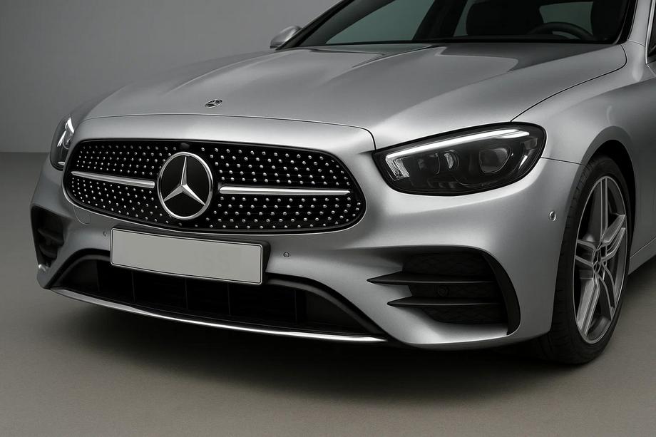 Mercedes Razred E W213 2016–2023 Sprednja maska Diamond Silver (AMG Line, 2020+) Image