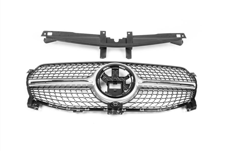 Mercedes GLE W167 2018– Sprednja maska Diamond Silver (za Base 2018-2023) Image