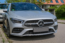 Mercedes CLA C118 2019– Sprednja maska Diamond Silver (za 2019-2022) fotografija 1
