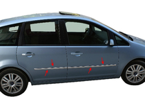 Ford C-Max 2004–2010 Okrasna letev vrat (4 kosi, nerjaveče jeklo) Carmos - turško nerjaveče jeklo fotografija 3