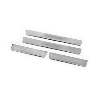 Zaščitne letve pragov Carmos V2 (4 kosi, nerjaveče jeklo) Hyundai Santa Fe 2 2006–2012 fotografija 2