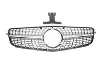 Mercedes razred C W204 2007–2015 Sprednja maska hladilnika Diamond Silver fotografija 2