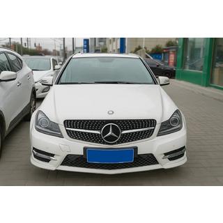 Sprednja maska hladilnika Diamond Silver Mercedes razred C W204 2007–2015 fotografija 4
