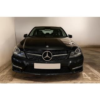Sprednja maska hladilnika Diamond Silver Mercedes razred C W204 2007–2015 fotografija 3