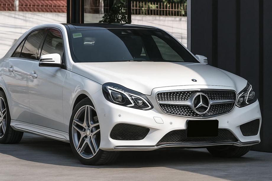 Mercedes E-class W212 2009–2016 Sprednja maska hladilnika Diamond Silver (za Avantgarde in AMG-Line, 2013-2016) Fotografija 5