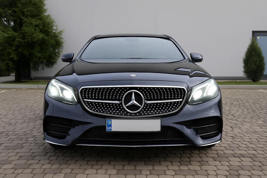 Mercedes E-class W212 2009–2016 Sprednja maska hladilnika Diamond Silver (za Avantgarde in AMG-Line, 2013-2016) Fotografija 6