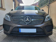 Mercedes GLE kupe C292 2015–2019 Tuning maska hladilnika (Diamond Black) fotografija 3